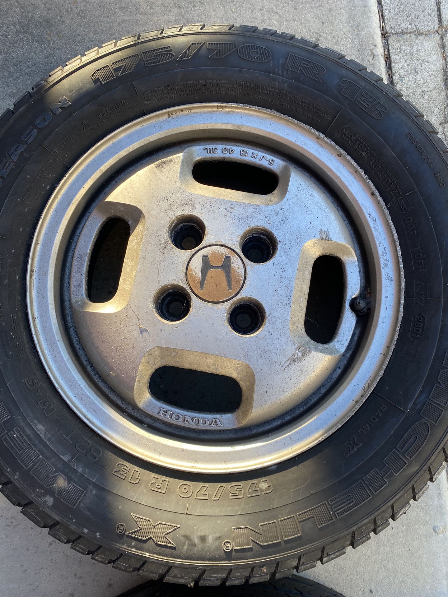 13” Honda Rims, 2 Sets