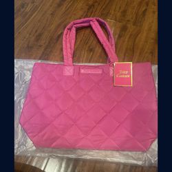 NEW!! Juicy Couture Hot Pink Quilted Tote Bag!
