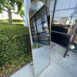 Mirror 70 x 26 Full Length Arch Mirror with Stand