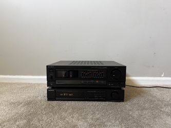Sony TA-AX301 Home Stereo Integrated Amplifier + ST-JX301 Radio Tuner Receiver