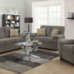 Two Piece Living Room Set Sofa And Loveseat