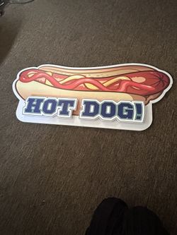 Hot Dog Sign