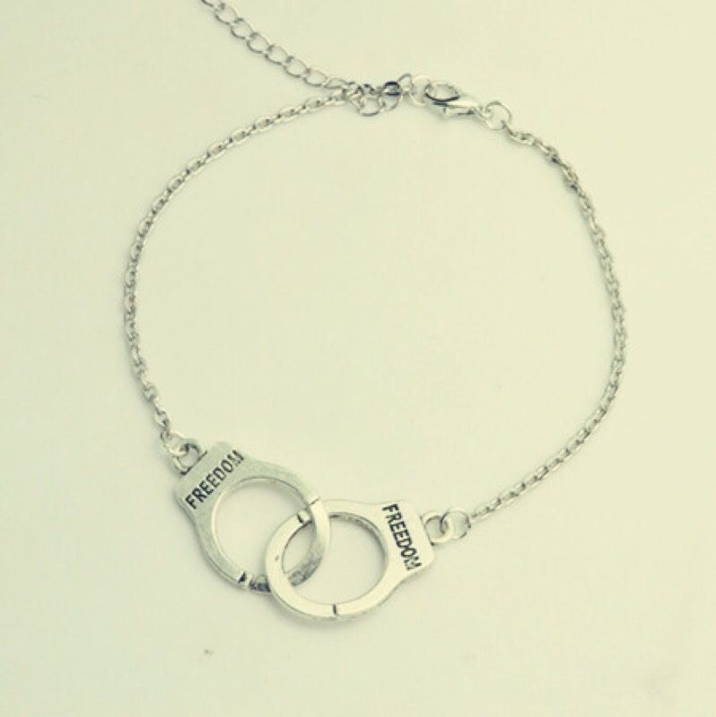 π handcuff bracelet