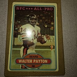 1980 Topps Walter Payton 