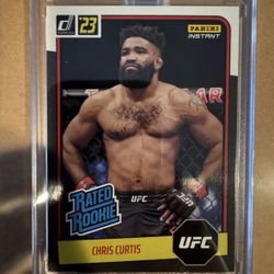 1 of 1 2023 Panini Instant UFC Donruss Rated Rookie Retro #RR-13 Chris Curtis RC