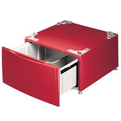 Red Storage Pedestal Drawers