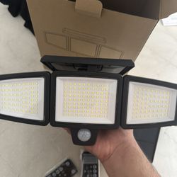 Solar Panel Outside Lights