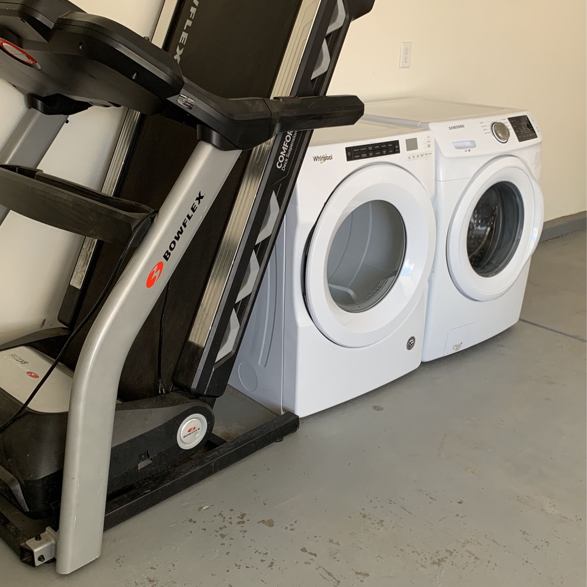 Free washer, dryer And Treadmill 