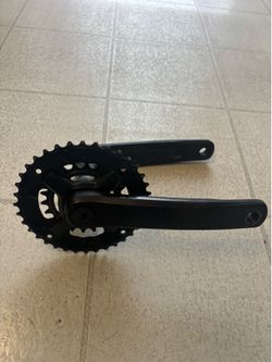 MTB Crankset Double 36-22T + Bottom Bracket