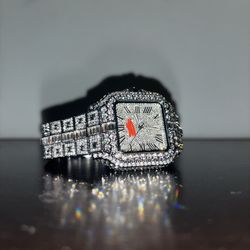 Luxury iced out watch