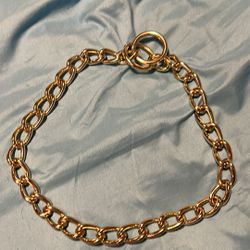 Dog Chain Gold Medium