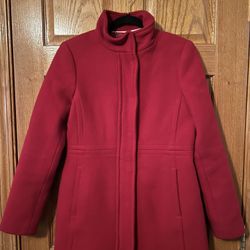 Women’s Banana Republic Red Coat - Size 4