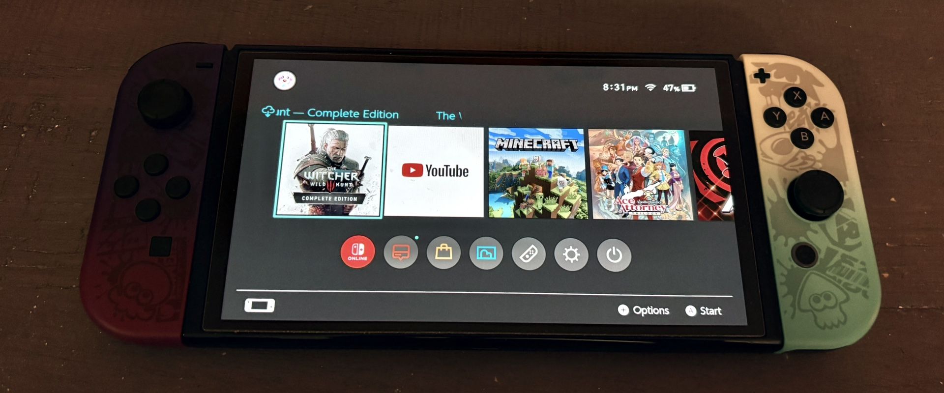 Special Edition Splatoon 3 OLED Nintendo Switch+an extra pair of joycons
