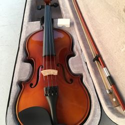 New solid wood violin