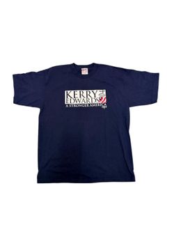 Vintage Kerry Edwards 2004 Campaign T-Shirt - XL