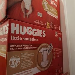 Diapers, Huggies Size 1, 168 Ct
