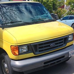 2006 Ford E250 Van; Bright Yellow
