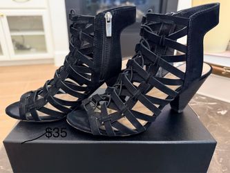 Vince Camuto Elishan Black Suede heels