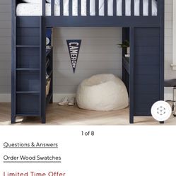 Pottery Barn Charlie loft and bed system