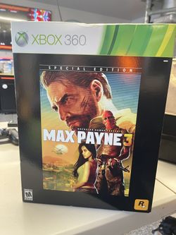 Xbox 360 Max Payne 3 With statue