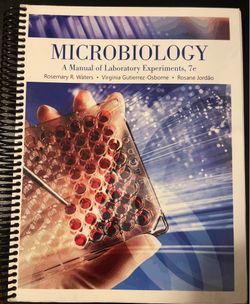 Microbiology A Manual of Laboratory Experiments 7e Textbook