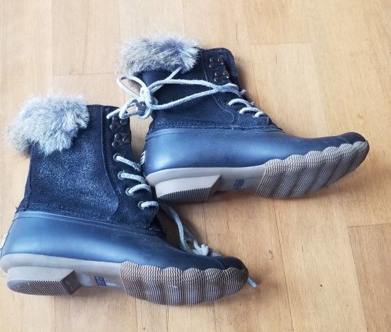 Sperry Women Boots Black Size 6 $50