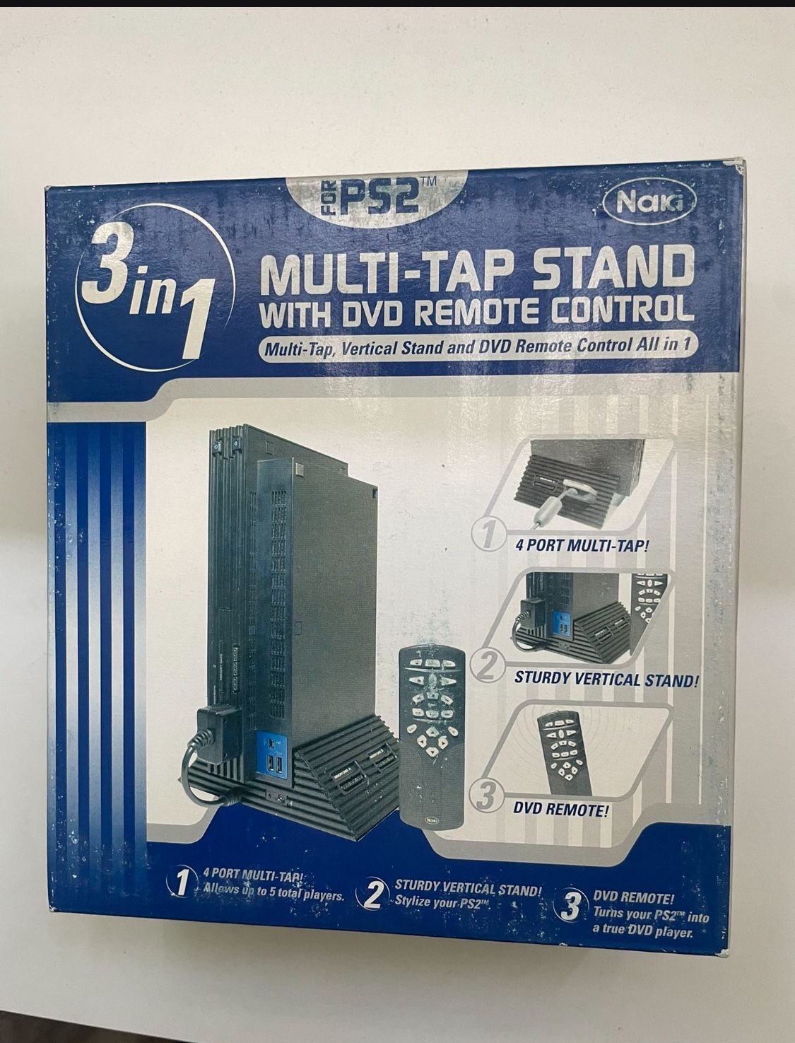 Sealed Playstation 2 Fat (phat) Vertical Stand/mutitap