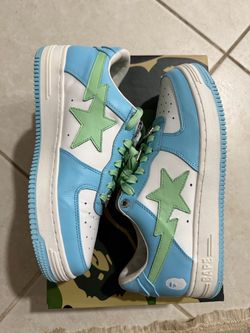 Size 8 - A Bathing Ape Bapesta Pastel Blue - 1H(contact info removed)5 SAX used