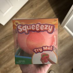 Peach Squeezy Toy