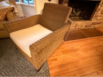 Pottery Barn wicker chair for sale!!!