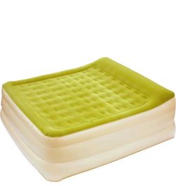 Dreamy Golden Inflatable Queen Size Bed Mattress 19inches height