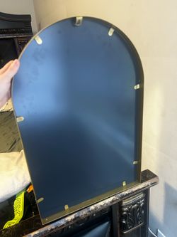 Gold Arched Wall Mirror