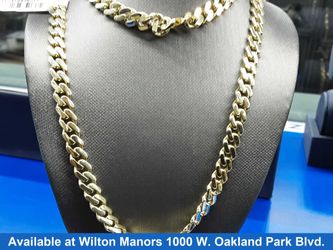 Cuban Link Chain - Yellow Gold 10k (.417) 16.6 grams 20 inch