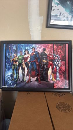 DC Pix frame with signed signature. $100 obo.