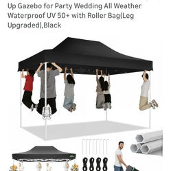 NEW 10x15 Heavy Duty Pop Up Canopy Tent – Commercial Grade – Still in Box