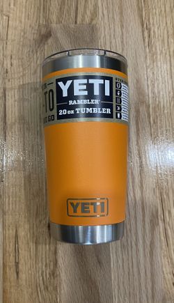 Yeti Rambler 20 ounce Tumbler King Crab Orange!  Rare Limited Edition Color 