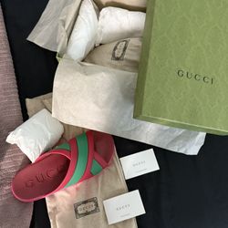 Gucci Rubber Sandals 6 Woman 