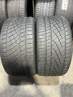 SET OF 2 USED TIRES CONTINENTAL EXTREMECONTACT DWS06…295/25/22