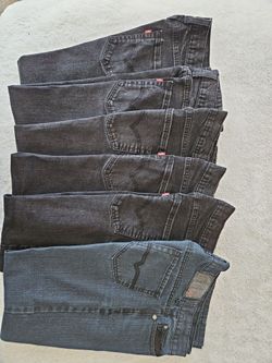 Men's Black Levi 511 Pants