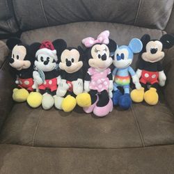 Mickey Mouse Plushies