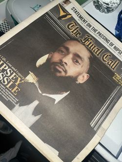 Nipsey Hussle News Paper