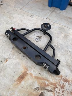 Jeep Wrangler YJ TJ Rear Swing out Tire Carrier Bumper 1987 through 06