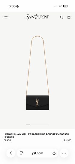 NEVER WORN YSL black mini crossbody bag