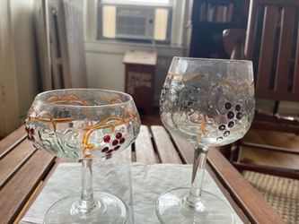 Wine and champagne/dessert glasses