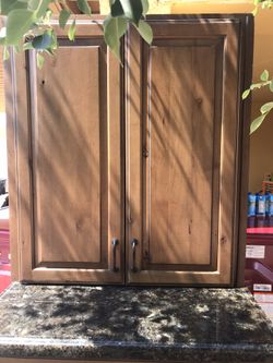 Wood Cabinets Top W37 H 30 D11 Bottom W37 H30 D24