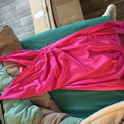Hot Pink Short Dress