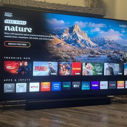 Vizio 4k 70” Smart TV w/ Sound Bar