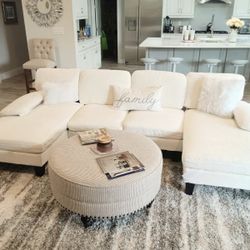 Cozy Double Chaise Sectional  Sofá 