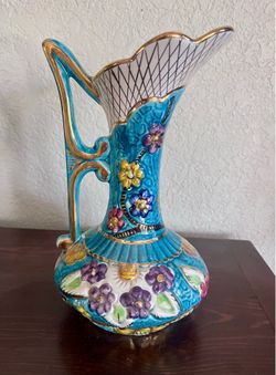 Majolica pitcher
