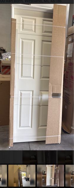 White 6-Panel Interior Door